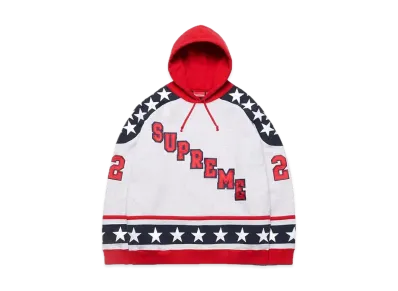 Supreme Hockey Hooded Sweatshirt "Ash Grey"