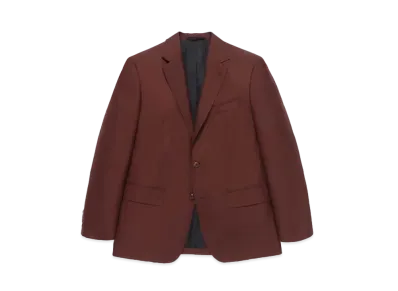 WACKO MARIA DORMEUIL / Single Breasted Jacket "Dark Red"