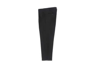 WACKO MARIA DORMEUIL / Pleated Trousers (Type-1) , Straight Trousers "Black"