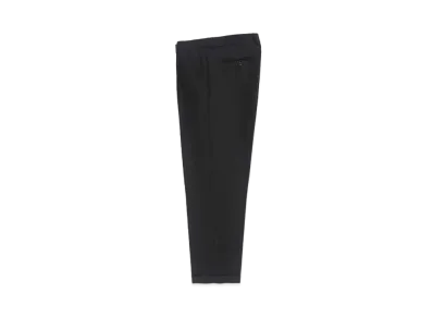 WACKO MARIA DORMEUIL / Pleated Trousers (Type-2) , Straight Trousers "Black"