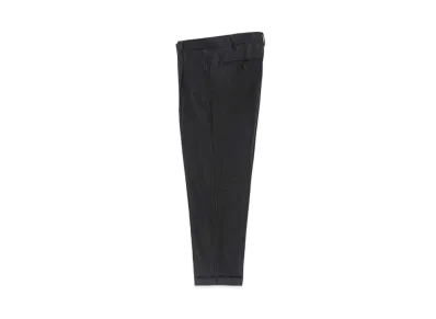 WACKO MARIA DORMEUIL / Glitter Striped Pleated Trousers (type-1) "Black"