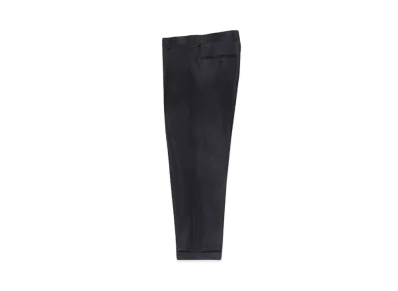 WACKO MARIA DORMEUIL / Glitter Pleated Trousers (type-2) "Navy"