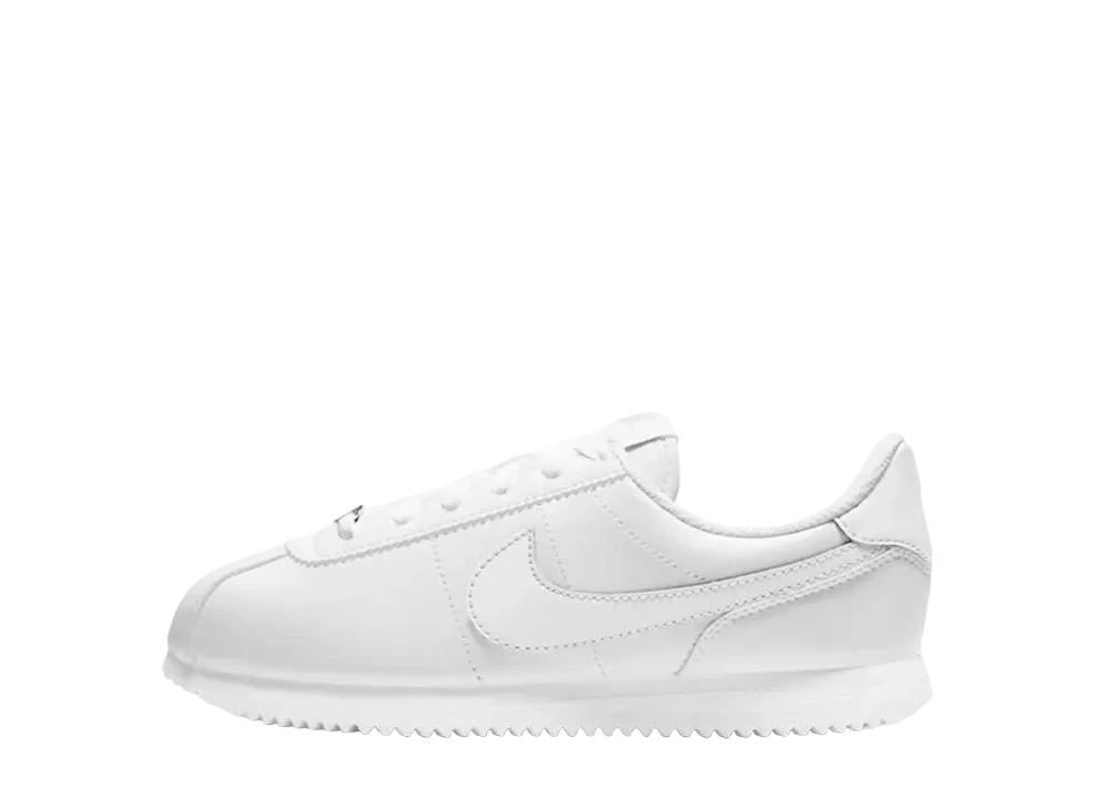 ナイキ GS コルテッツ ベーシック SL "トリプル ホワイト"