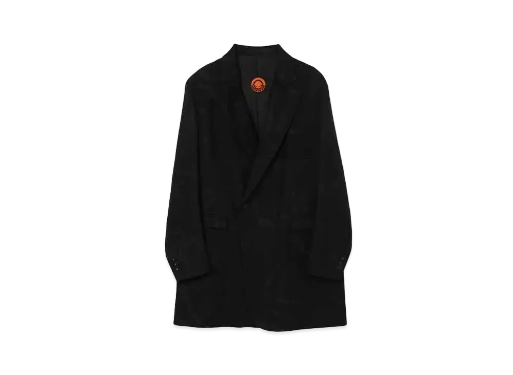 Yohji Yamamoto Ground Y x CHAINSAW MAN Chainsaw Teeth Fulling Jacket "Black"