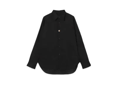 Yohji Yamamoto Ground Y x CHAINSAW MAN Makima Eye Cotton Broad Blouse "Black"