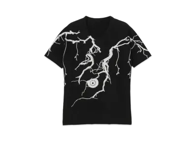 Yohji Yamamoto Ground Y x CHAINSAW MAN Future Devil Cotton T-shirt "Black"