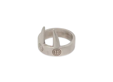 Yohji Yamamoto Ground Y x CHAINSAW MAN Power Horn Ring "Silver"