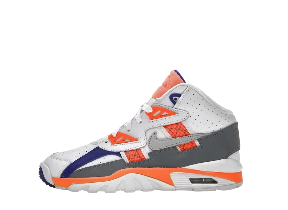 ナイキ GS エアトレーナー SC ハイ オーバーン "ホワイト/ライト ゼン グレイ"