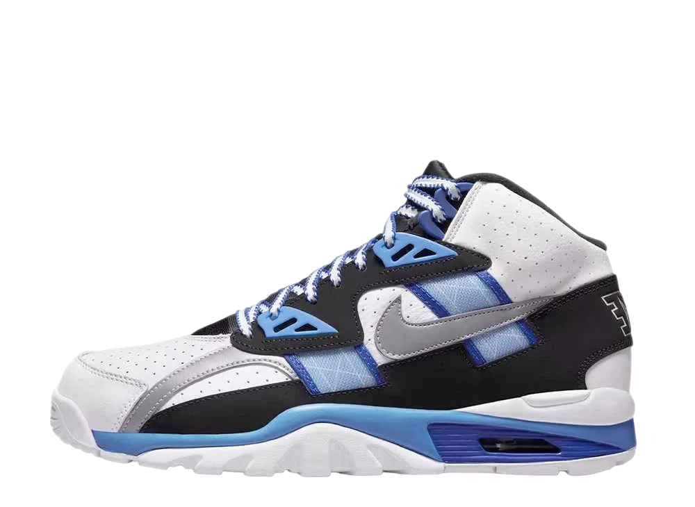 ナイキ エアトレーナー SC ハイ ロイヤルズ "ホワイト/メタリック シルバー"