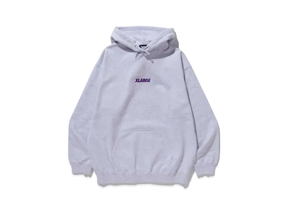 XLARGE Standard Logo Pullover Hooded Sweat "Ash"