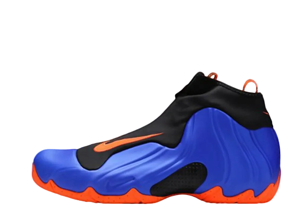 Nike Air Flightposite Knics "Racer Blue/Total Orange-Black"
