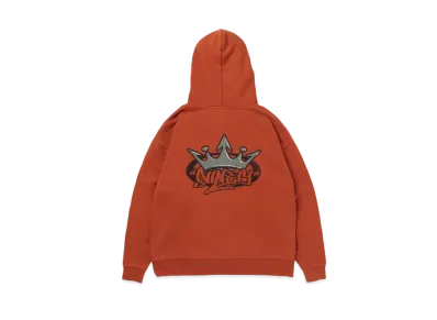 9090 King Logo Hoodie "Dark Orange"