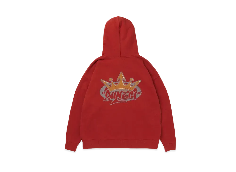 9090 King Logo Hoodie "Red"