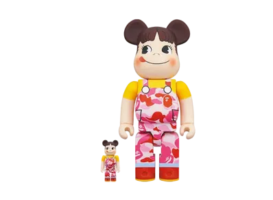 Bearbrick BAPE Peko-chan Pink100% & 400%