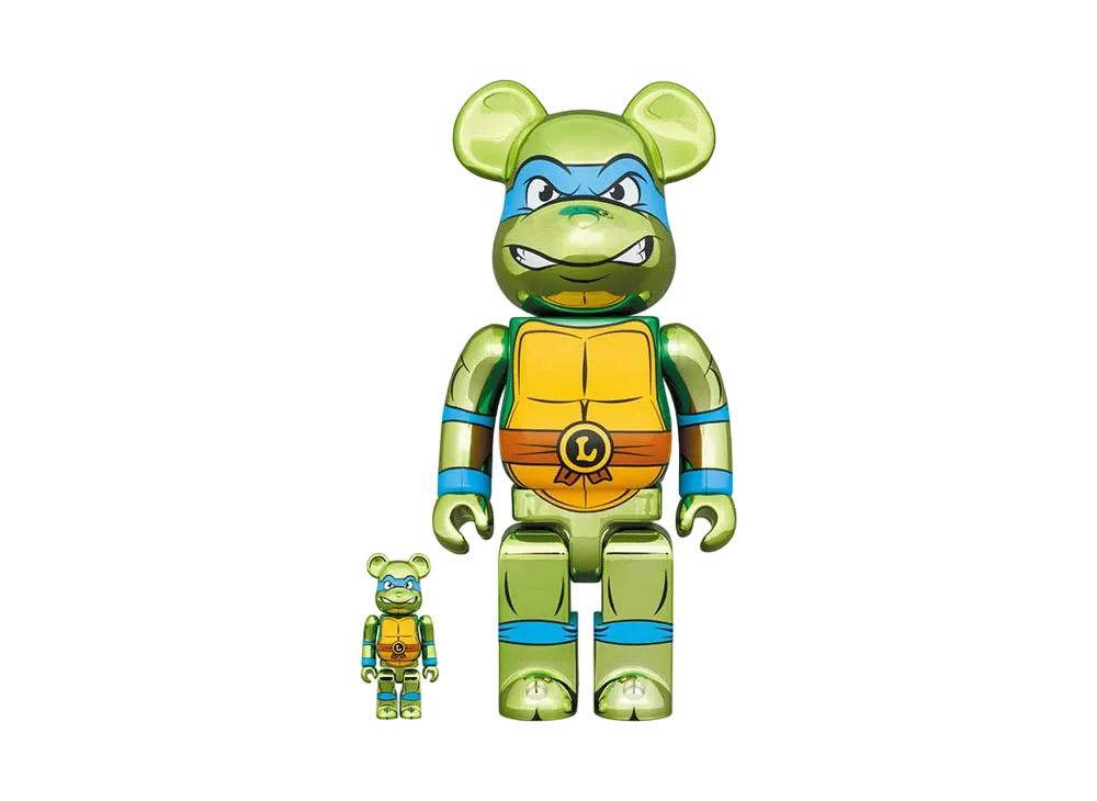 Bearbrick LEONARDO CHROME Ver. 100% & 400%