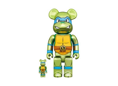 Bearbrick LEONARDO CHROME Ver. 100% & 400%