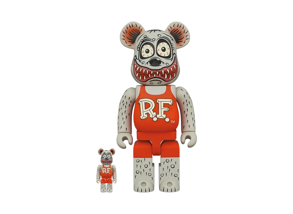 Bearbrick RAT FINK GRAY Ver.100% & 400%