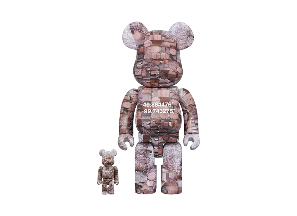 Bearbrick Benjamin Grant OVERVIEW NEBRASKA 100% & 400%