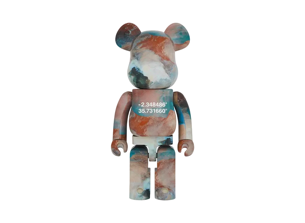 Bearbrick Benjamin Grant OVERVIEW LAKE NATRON 1000%