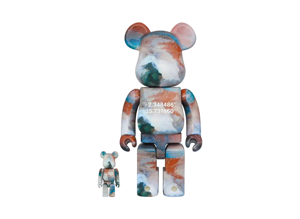 Bearbrick Benjamin Grant OVERVIEW LAKE NATRON 100% & 400%
