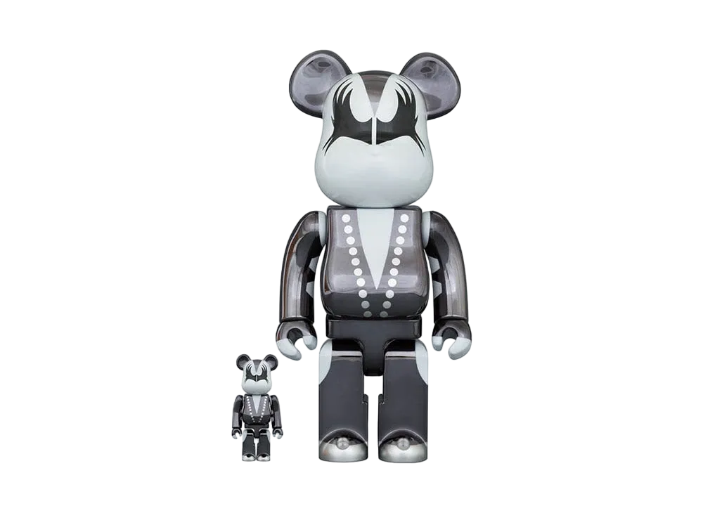 Bearbrick KISS DEMON CHROME Ver.100% & 400%