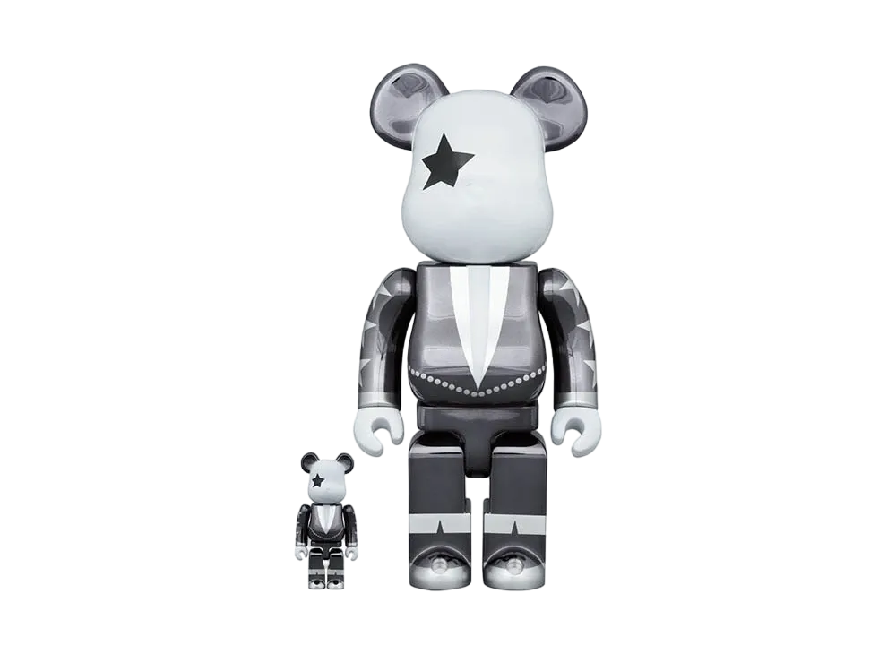 Bearbrick KISS STAR CHILD CHROME Ver.100% & 400%