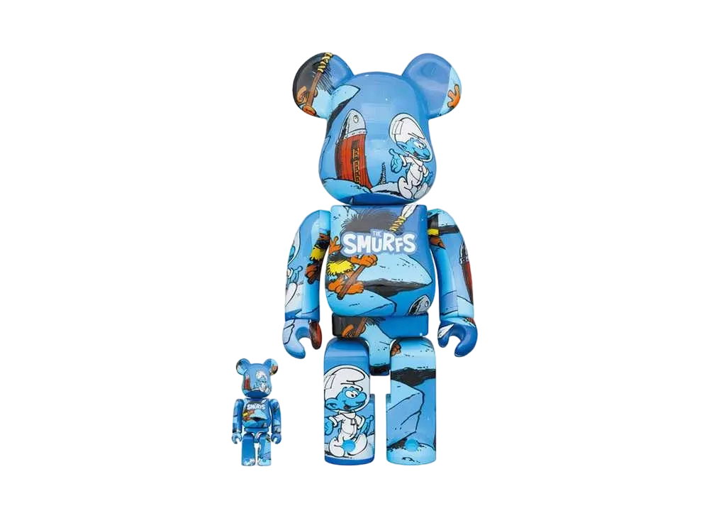 Bearbrick The Smurfs The Astrosmurf 100% & 400%