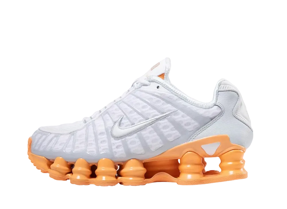 Nike Women's Shox TL "Pure Platinum/Fuel Orange"