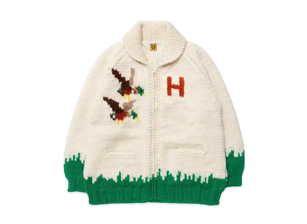 HUMAN MADE DUCK COWICHAN "White"