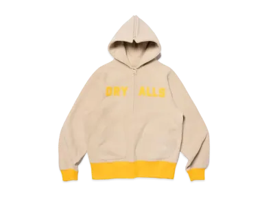 HUMAN MADE FLEECE HALF-ZIP HOODIE "Beige"