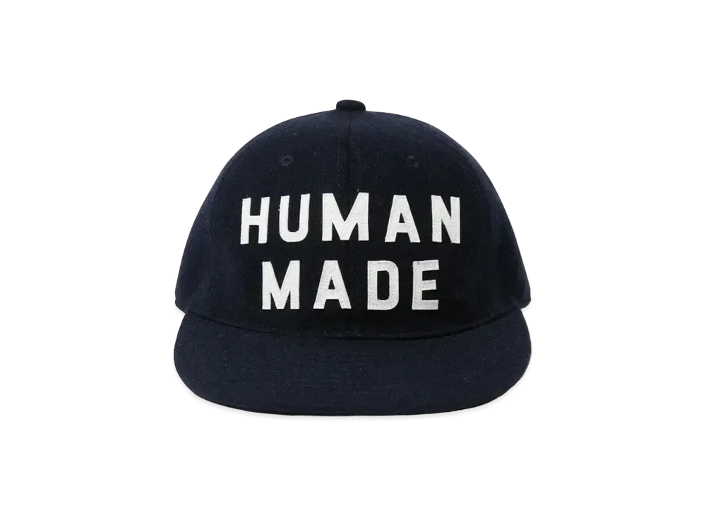 ヒューマン メイド 6 パネル ウール キャップ "ネイビー"