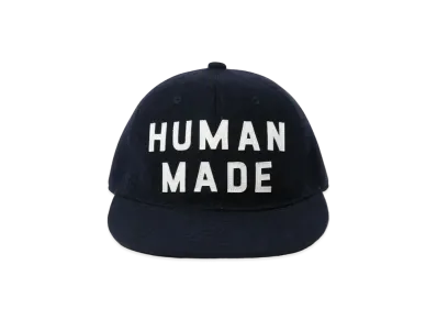 HUMAN MADE 6 PANEL WOOL CAP "Navy"