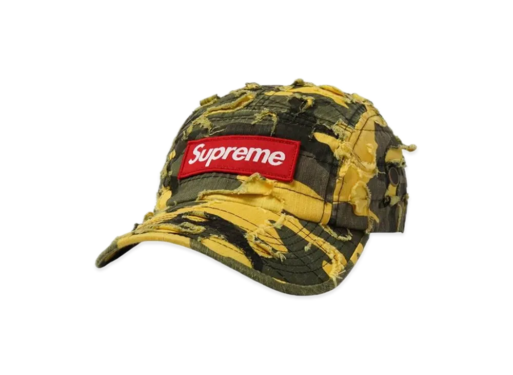 Supreme / Griffin Camp Cap "Yellow Camo"