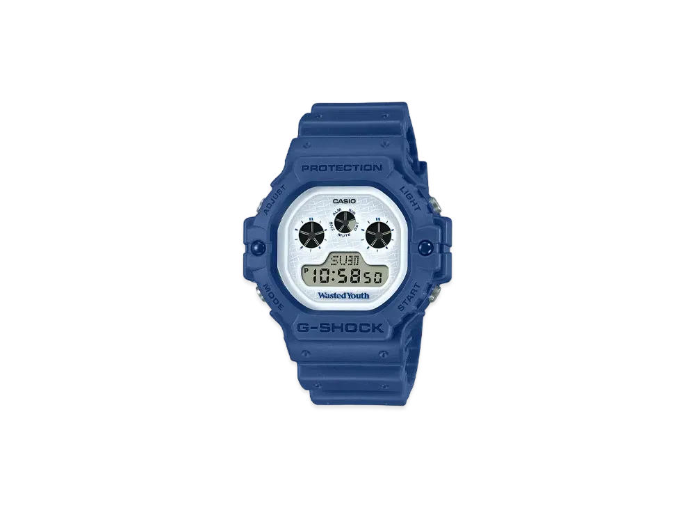 Wasted Youth x G-Shock DW-5900WY-2JR "Blue" / VERDY