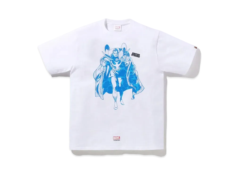 A BATHING APE x MARVEL DR. STRANGE TEE "White"