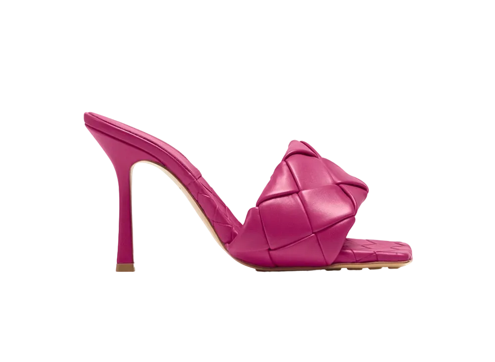 Bottega Veneta Lido Mule "Hollyhock"