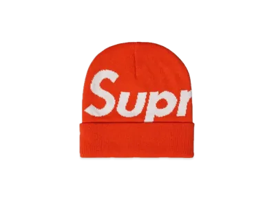 Supreme Big Logo Beanie "Orange" (22FW)