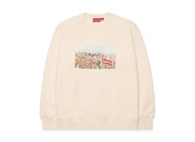 Supreme Aerial Crewneck "Ivory"
