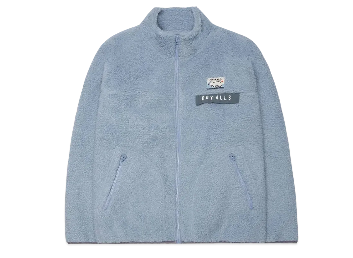 HUMAN MADE BOA FLEECE JACKET "Blue"