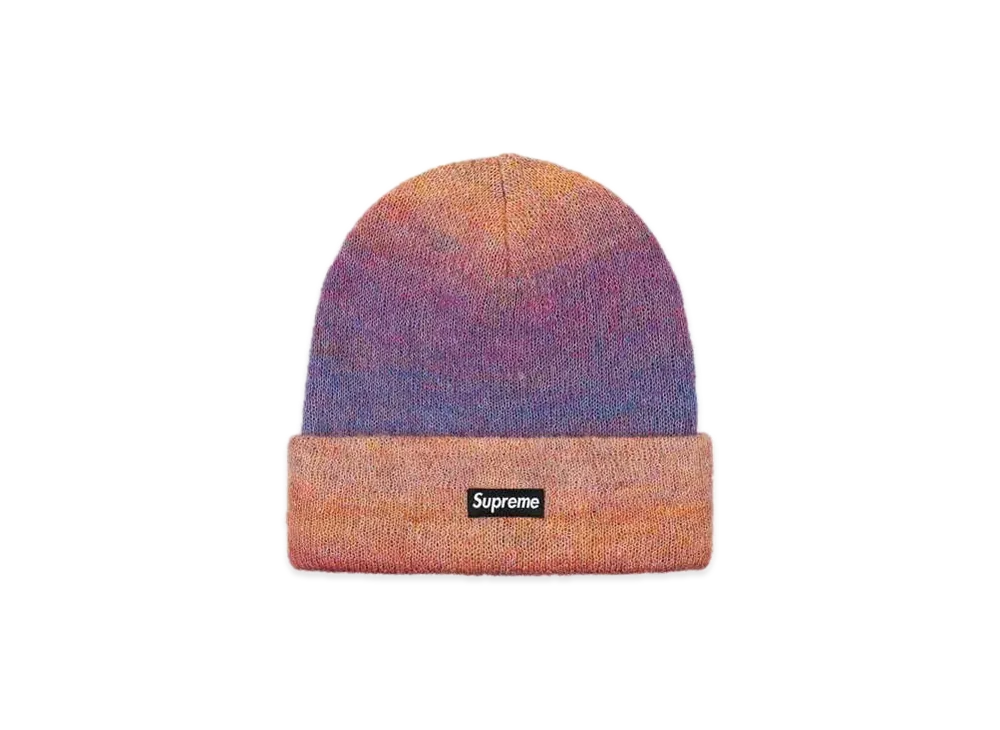 Supreme Mohair Beanie "Mixed Pink" (19FW)