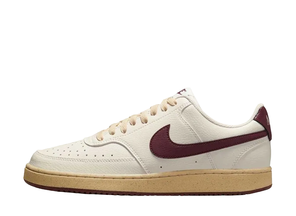 ナイキ コート ビジョン ロー ネクスト ネイチャー "セイル/パールホワイト/セサミ/ダークビートルート"