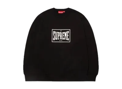 Supreme Warm Up Crewneck "Black"