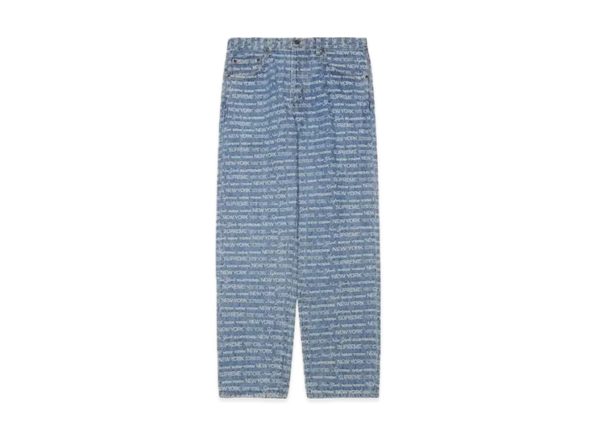 Supreme Multi Type Jacquard Regular Jean Supreme Multi Type Jacquard Regular Jean