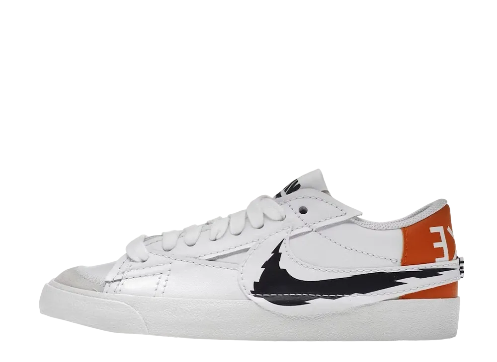 Nike Blazer Low 77 Jumbo "White/Summit White/Magma Orange/Black"