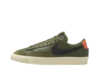Nike Women's Blazer Low 77 "Medium Olive/Orange Trans"