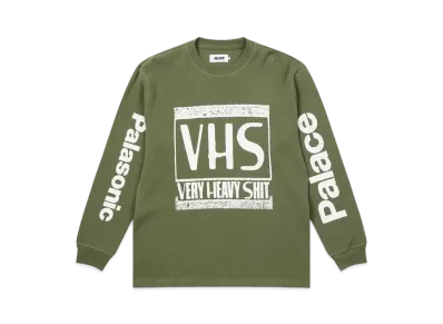 PALACE Vhs Thermal Longsleeve Top "Olive"