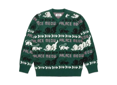 PALACE Meow Meow Knit "Green"