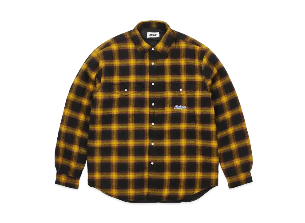 PALACE Therma Yak Thinsulate Shirt "Yellow"