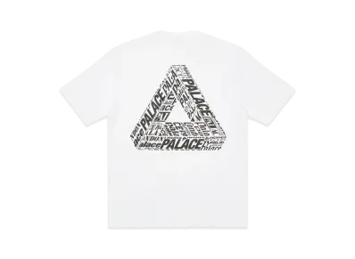 PALACE Tri-Text T-Shirt "White"