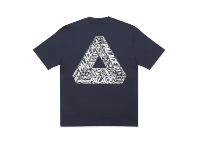 PALACE Tri-Text T-Shirt "Navy"